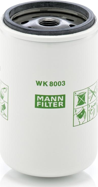 Mann-Filter WK 8003 x - Паливний фільтр autozip.com.ua