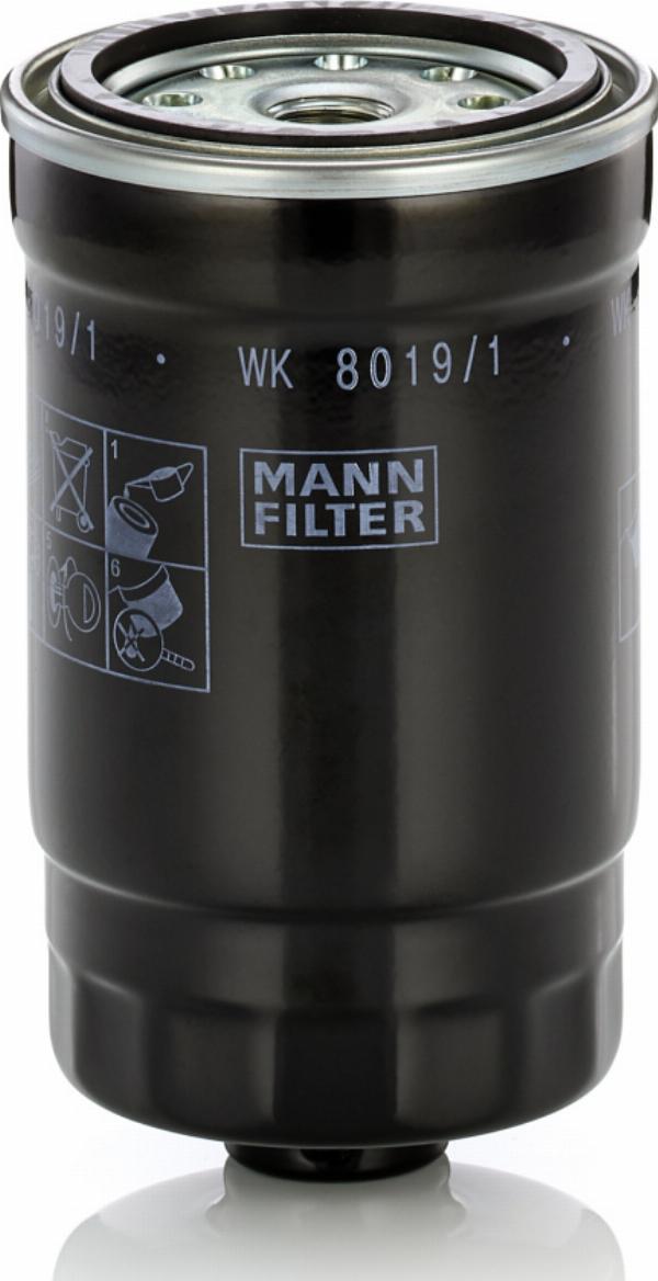 Mann-Filter WK 8019/1 - Паливний фільтр autozip.com.ua