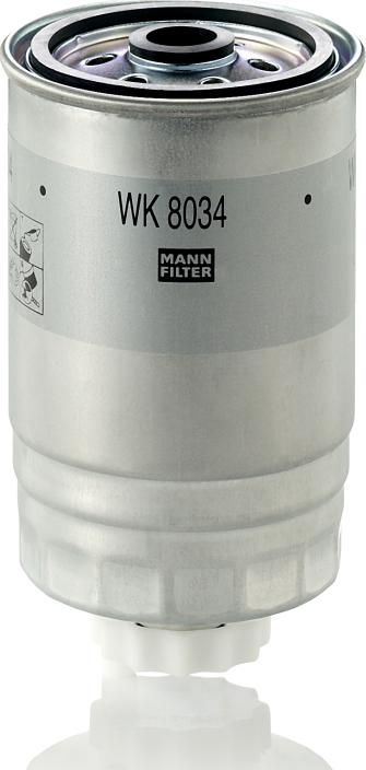 Mann-Filter WK 8034 - Паливний фільтр autozip.com.ua