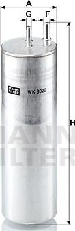 Mann-Filter WK 8020 - Паливний фільтр autozip.com.ua