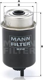 Mann-Filter WK 8192 - Паливний фільтр autozip.com.ua