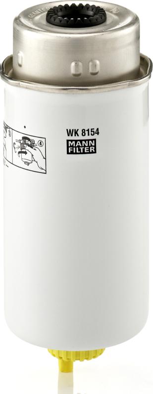 Mann-Filter WK 8154 - Паливний фільтр autozip.com.ua