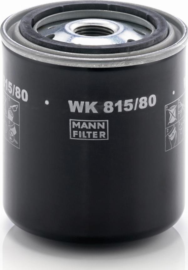 Mann-Filter WK 815/80 - Паливний фільтр autozip.com.ua