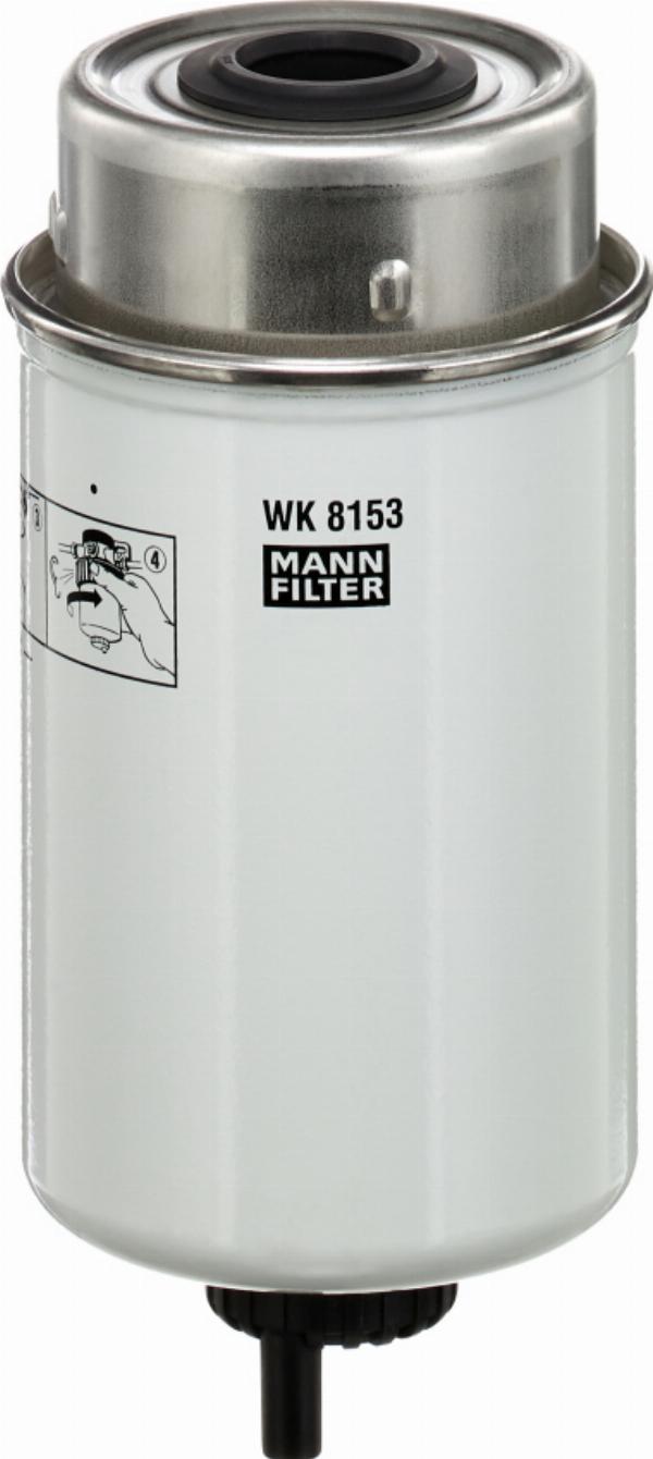 Mann-Filter WK 8153 - Паливний фільтр autozip.com.ua