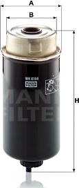 Mann-Filter WK 8164 - Паливний фільтр autozip.com.ua