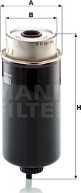 Mann-Filter WK 8151 - Паливний фільтр autozip.com.ua