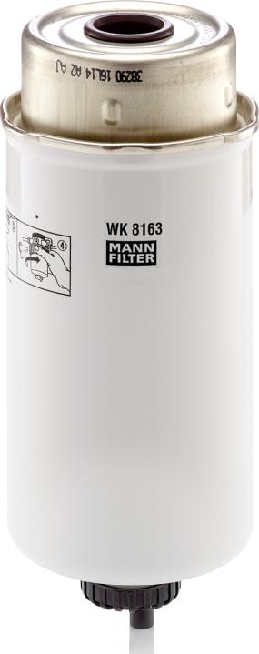 Mann-Filter WK 8163 - Паливний фільтр autozip.com.ua