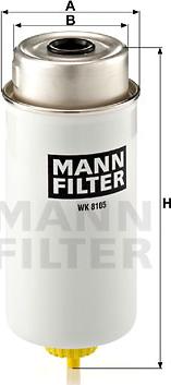Mann-Filter WK 8105 - Паливний фільтр autozip.com.ua