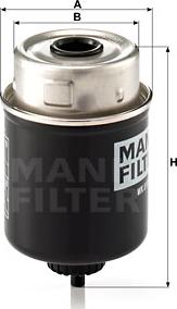 Mann-Filter WK 8100 - Паливний фільтр autozip.com.ua