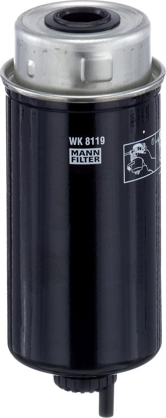 Mann-Filter WK 8119 - Паливний фільтр autozip.com.ua