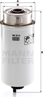 Mann-Filter WK 8114 - Паливний фільтр autozip.com.ua
