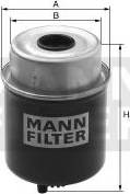 Mann-Filter WK 8143 - Паливний фільтр autozip.com.ua