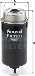 Mann-Filter WK 8184 - Паливний фільтр autozip.com.ua