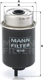 Mann-Filter WK 8185 - Паливний фільтр autozip.com.ua