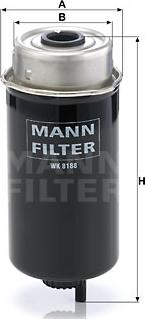 Mann-Filter WK 8188 - Паливний фільтр autozip.com.ua