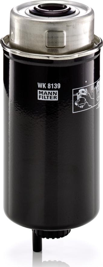Mann-Filter WK 8139 - Паливний фільтр autozip.com.ua