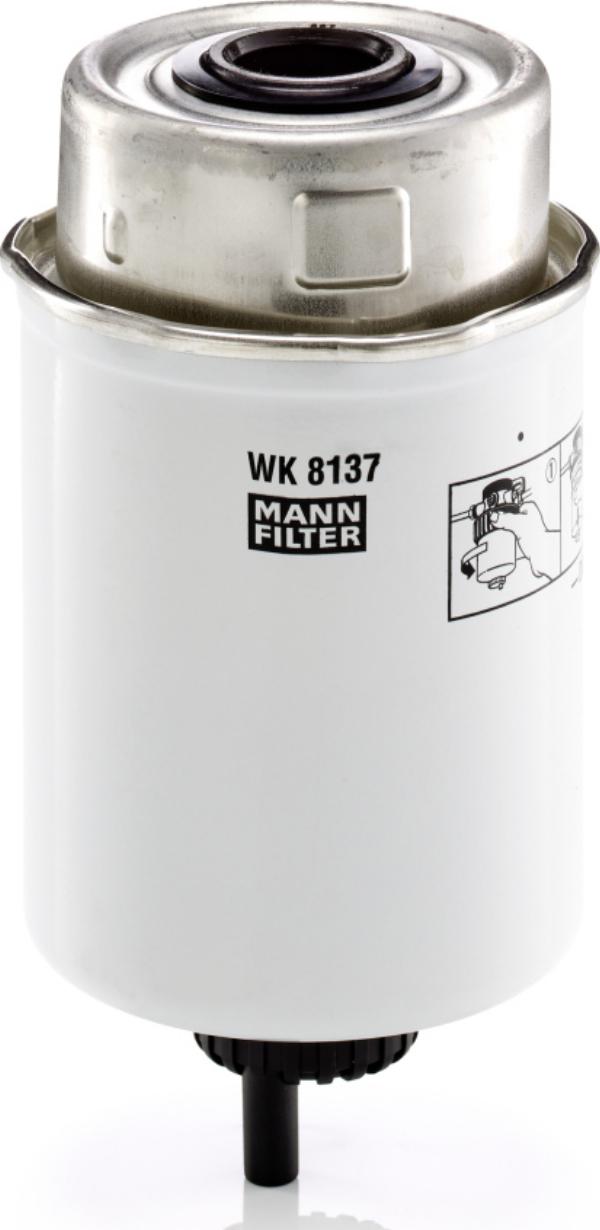 Mann-Filter WK 8137 - Паливний фільтр autozip.com.ua