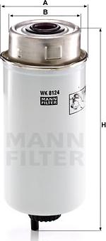 Mann-Filter WK 8124 - Паливний фільтр autozip.com.ua
