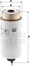 Mann-Filter WK 8120 - Паливний фільтр autozip.com.ua