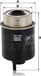 Mann-Filter WK 8128 - Паливний фільтр autozip.com.ua