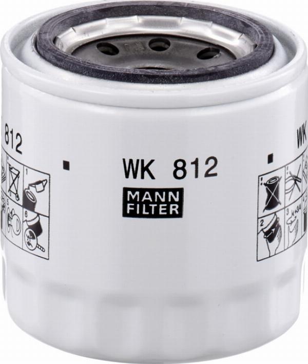 Mann-Filter WK 812 - Паливний фільтр autozip.com.ua