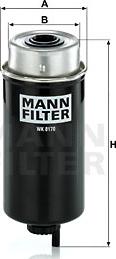 Mann-Filter WK 8170 - Паливний фільтр autozip.com.ua