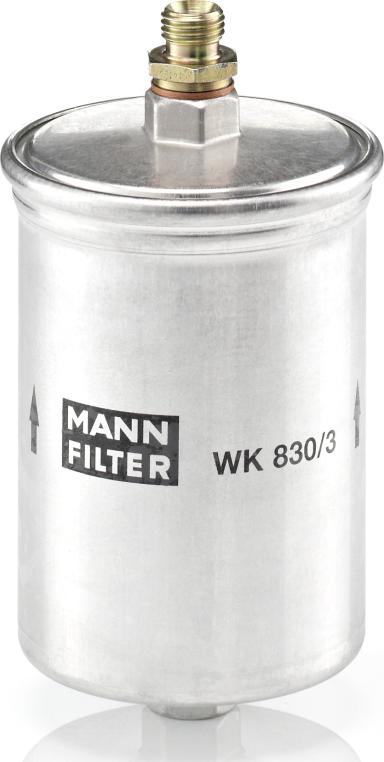 Mann-Filter WK 830/3 - Паливний фільтр autozip.com.ua