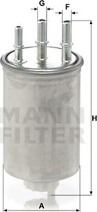 Mann-Filter WK 829/6 - Паливний фільтр autozip.com.ua