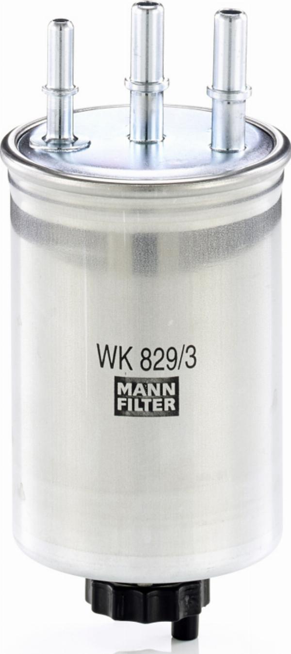 Mann-Filter WK 829/3 - Паливний фільтр autozip.com.ua