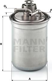 Mann-Filter WK 823/3 x - Паливний фільтр autozip.com.ua