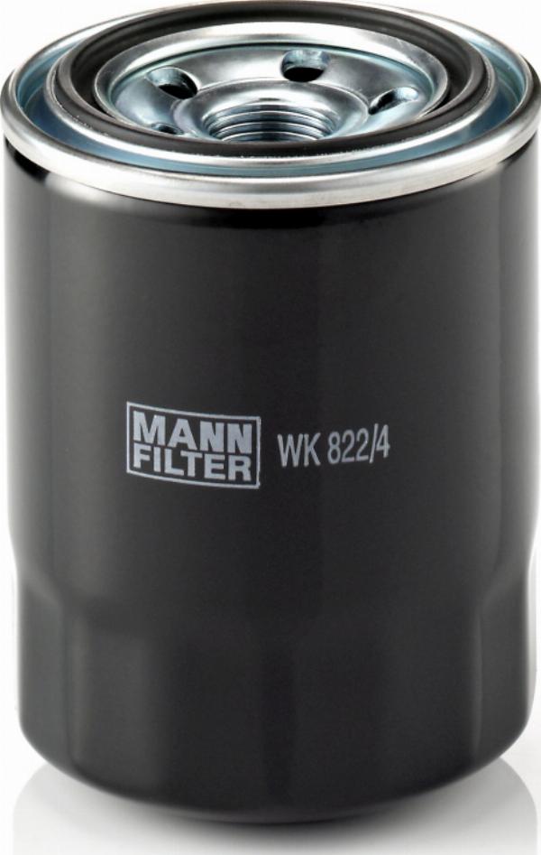 Mann-Filter WK 822/4 - Паливний фільтр autozip.com.ua