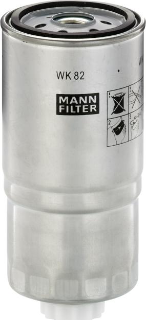 Mann-Filter WK 82 - Паливний фільтр autozip.com.ua