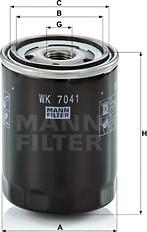 Mann-Filter WK 7041 - Паливний фільтр autozip.com.ua