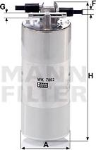Mann-Filter WK 7002 - Паливний фільтр autozip.com.ua