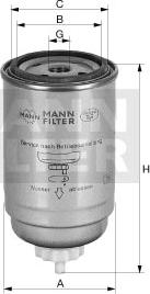 Mann-Filter WK 718/4 - Паливний фільтр autozip.com.ua