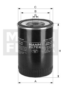 Mann-Filter WK 731/1 - Паливний фільтр autozip.com.ua