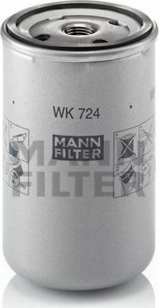 Mann-Filter WK 724 - Паливний фільтр autozip.com.ua