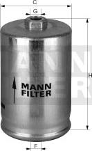 Mann-Filter WK 725/1 - Паливний фільтр autozip.com.ua