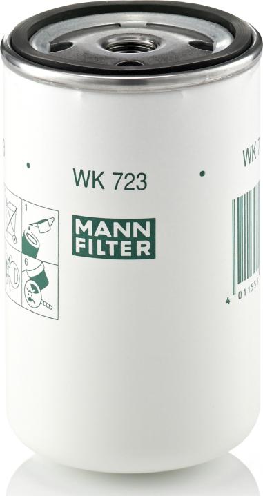 Mann-Filter WK 723 - Паливний фільтр autozip.com.ua