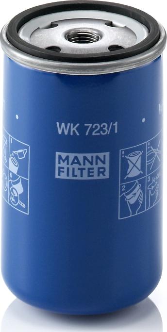 Mann-Filter WK 723/1 - Паливний фільтр autozip.com.ua
