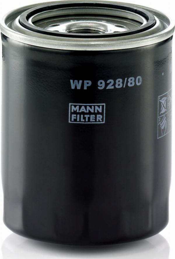 Mann-Filter WP 928/80 - Масляний фільтр autozip.com.ua