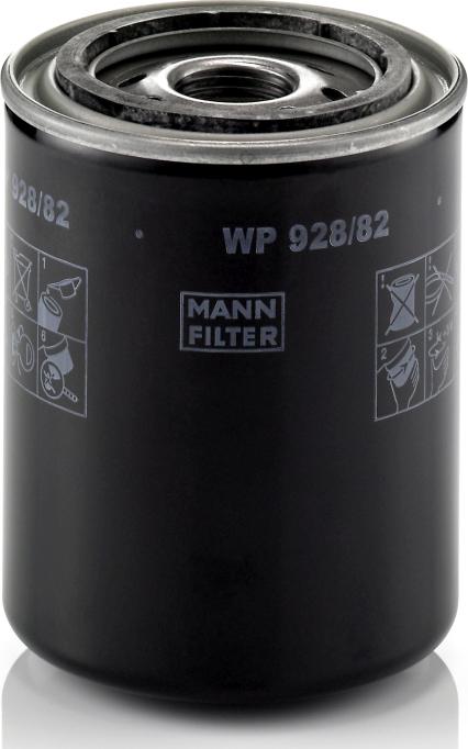Mann-Filter WP 928/82 - Масляний фільтр autozip.com.ua