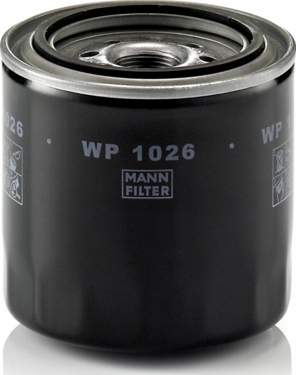 Mann-Filter WP 1026 - Масляний фільтр autozip.com.ua
