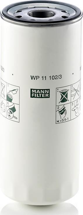 Mann-Filter WP 11 102/3 - Масляний фільтр autozip.com.ua