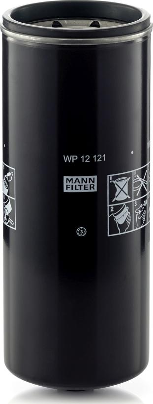 Mann-Filter WP 12 121 - Масляний фільтр autozip.com.ua