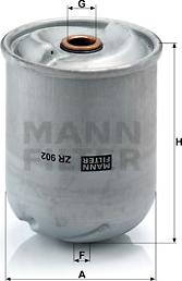 Mann-Filter ZR 902 x - Масляний фільтр autozip.com.ua