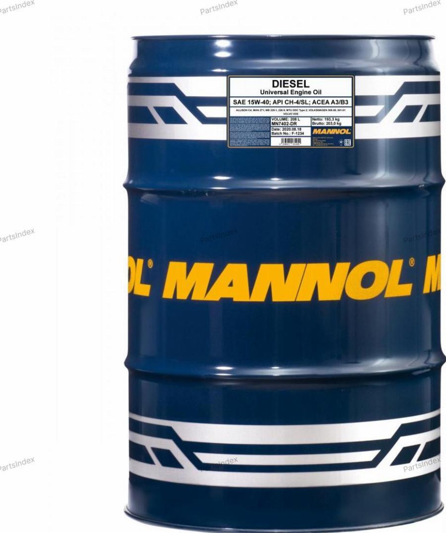 Mannol MN7402-DR - Моторна олива autozip.com.ua