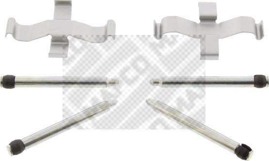 Mapco 9646 - Комплектуючі, колодки дискового гальма autozip.com.ua
