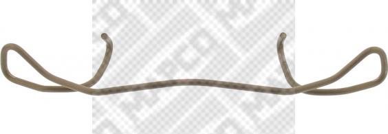Mapco 9611 - Комплектуючі, колодки дискового гальма autozip.com.ua