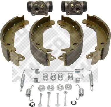 Mapco 9751 - Комплект гальм, барабанний механізм autozip.com.ua